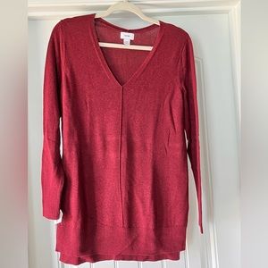 Old Navy V-Neck Sweater (maroon)